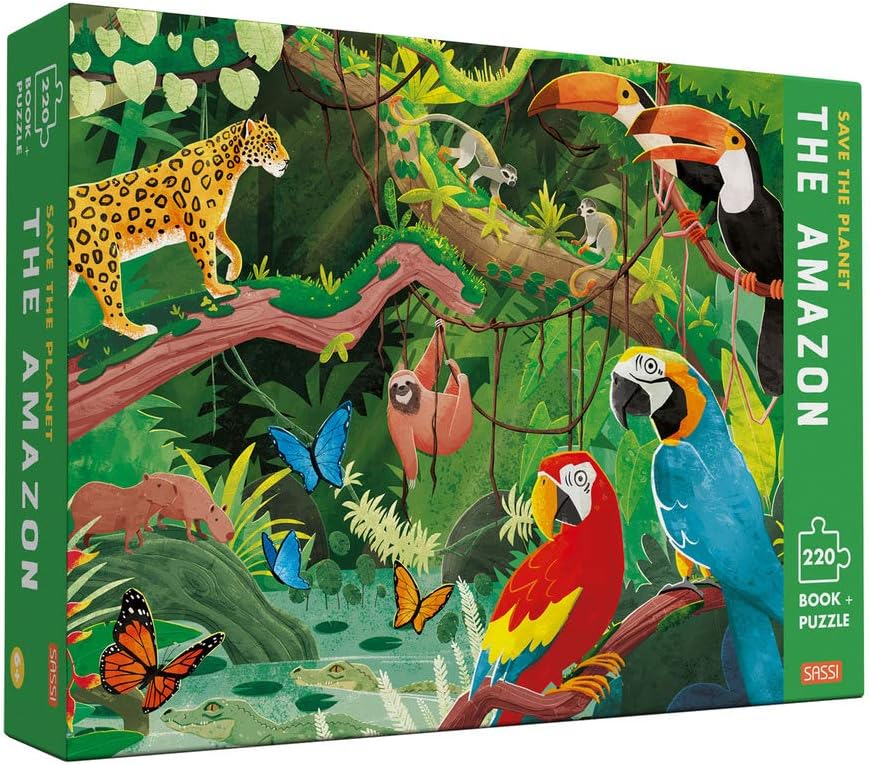 Sassi The Amazon: Save the Planet (220-Piece Puzzle & Book)