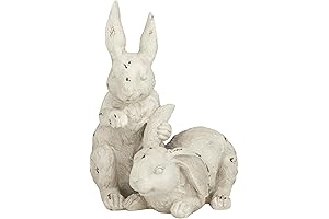 A Touch of Whimsy: Rattan Bunny Large Outdoor Statue for Gardens