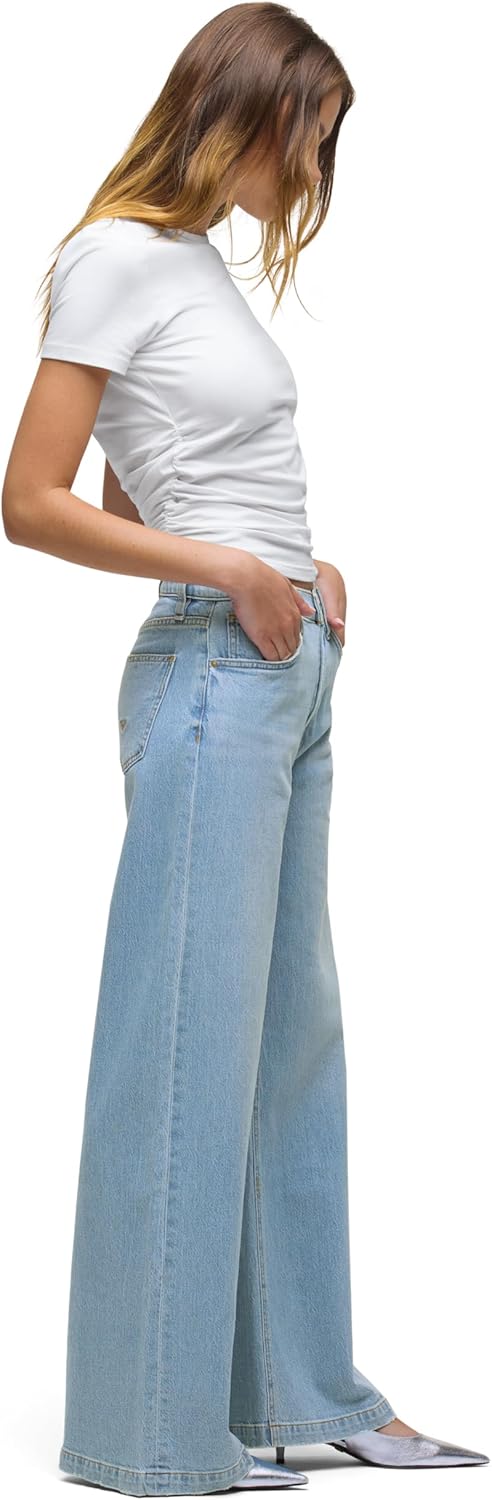 Hudson Womens Jodie High Rise Loose Fit Wide Leg Jean - Image 7