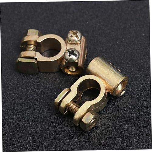 Miniatura 8 de VICASKY Terminal de batería de coche, 2 uds. Terminales de batería para cables Electricos Abrazadera de batería Conectores de terminal de batería