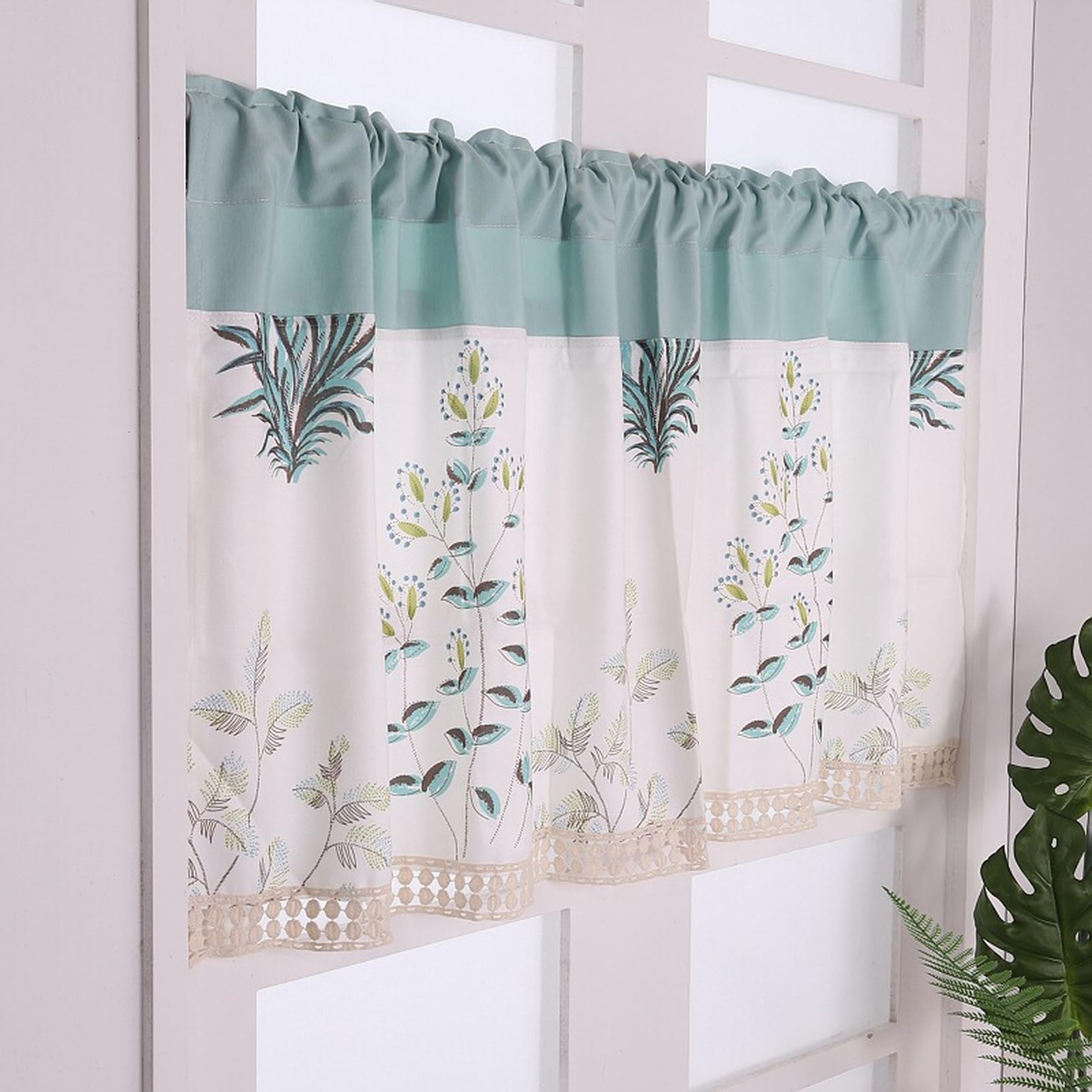 Amazon｜[KMBIGNK] カーテン カフェカーテン 遮光カーテン カラー10 小