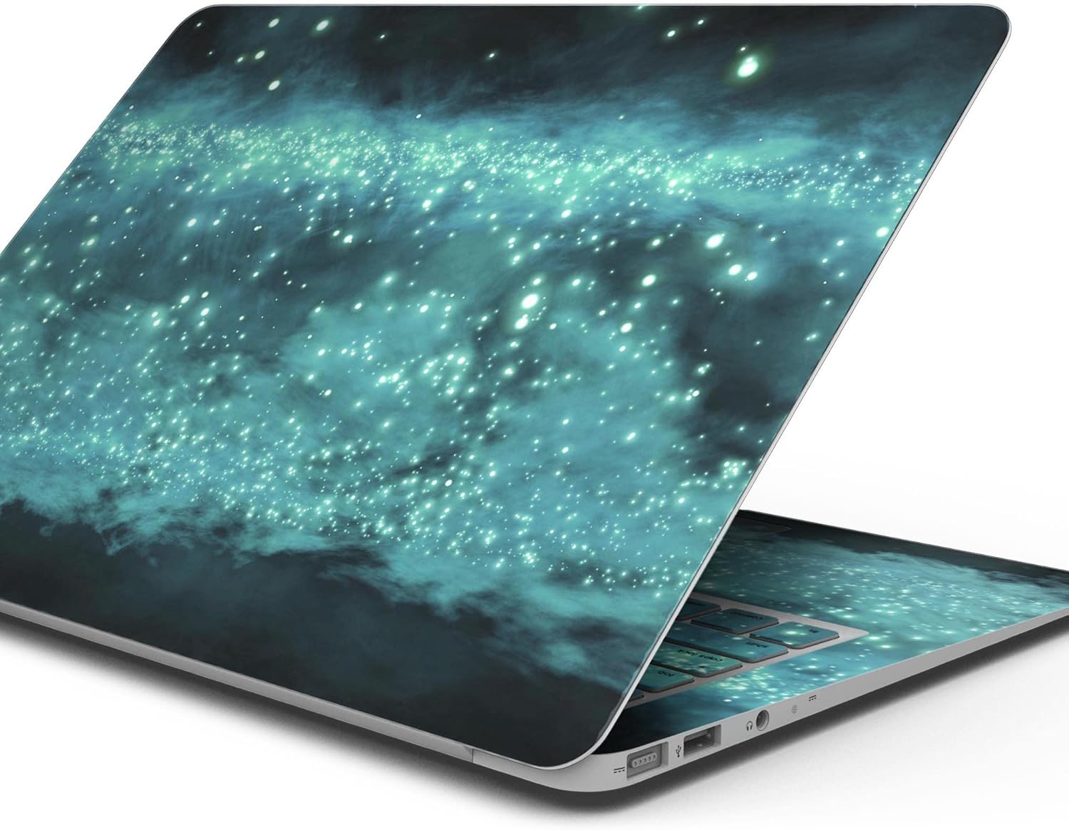 DesignSkinz - Trendy Green Space Surface - Full-Body Wrap Protective Decal Skin Kit Compatible with MacBook 16" Pro M1 (A2485)