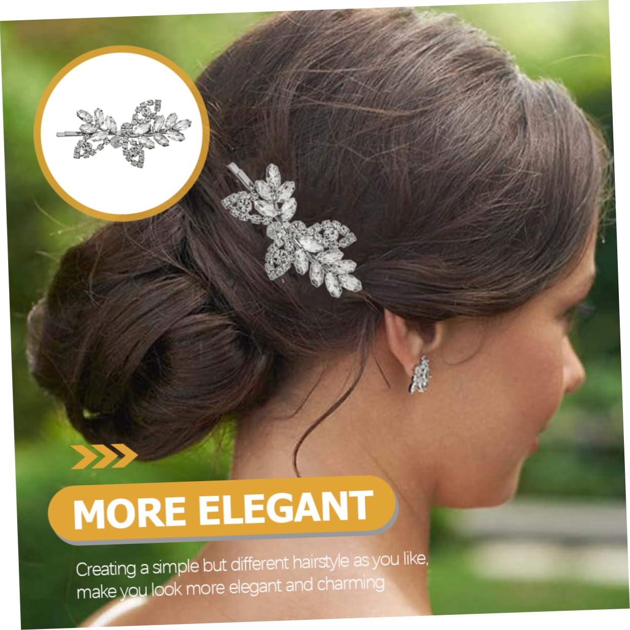 FRCOLOR Juego de 3 Horquillas Delicadas con de Imitación para El Pelo de Mujer Accesorio para Fiestas Y Atuendos 4 Unidades X 3