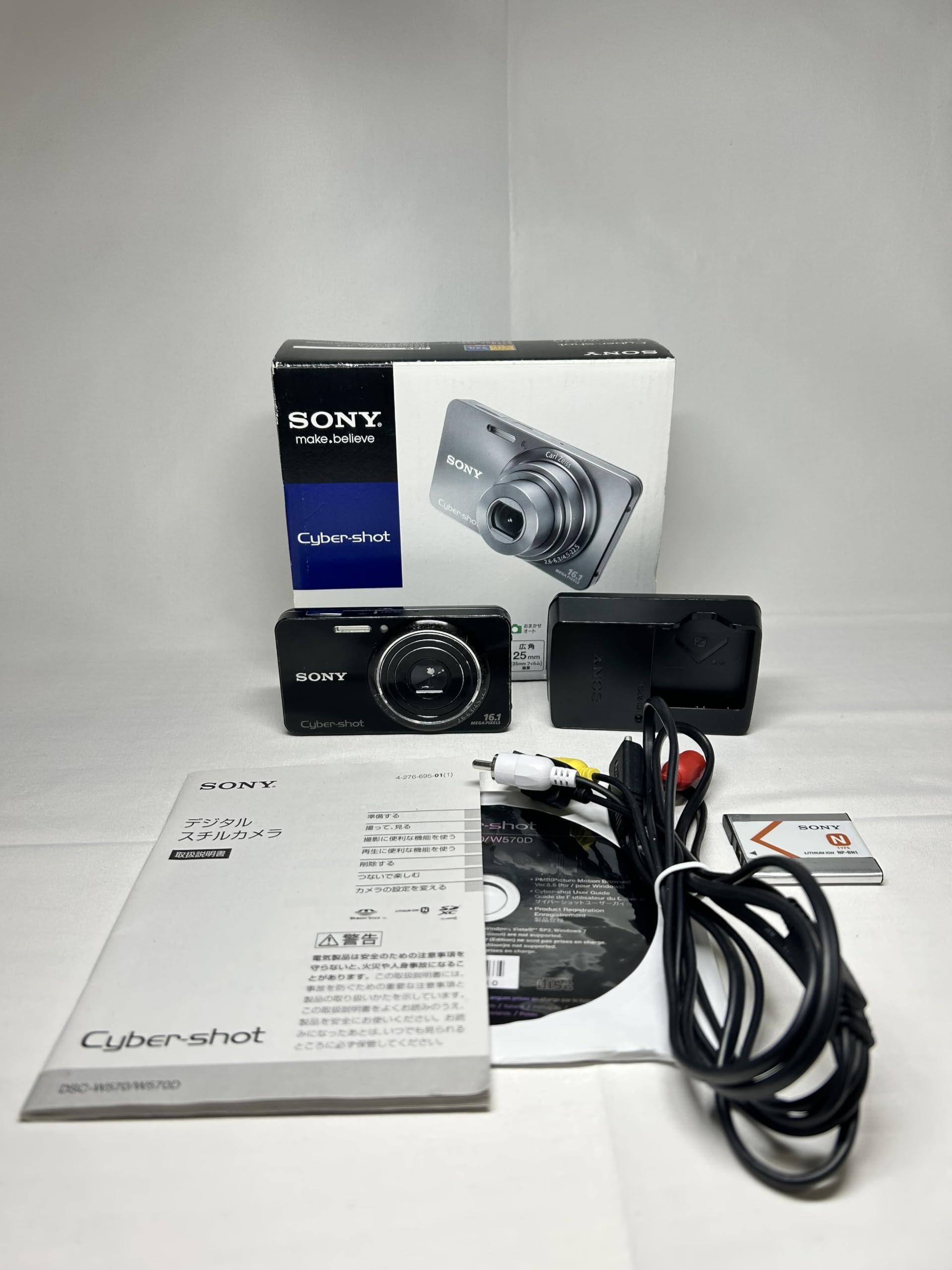 Amazon.co.jp: Sony Digital Camera Cyber-Shot W570 16.1 MP CCD