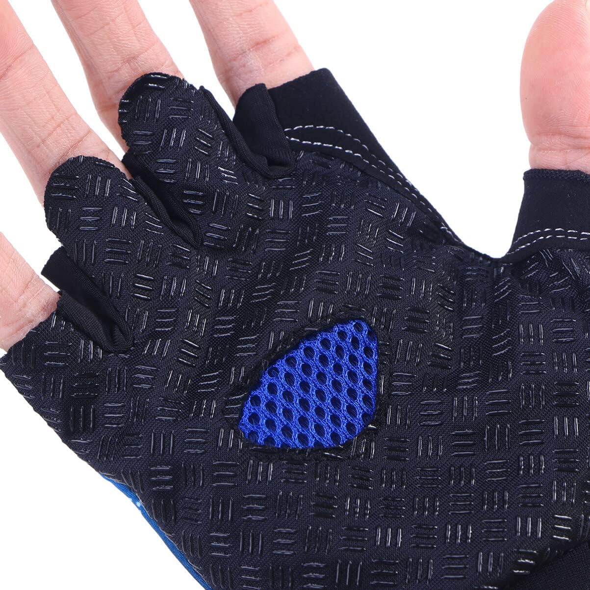 VORCOOL Fishing Fingerless Gloves -Slip Fishing Gloves for Cycling Climbing Fishing Riding Kayaking (Size)