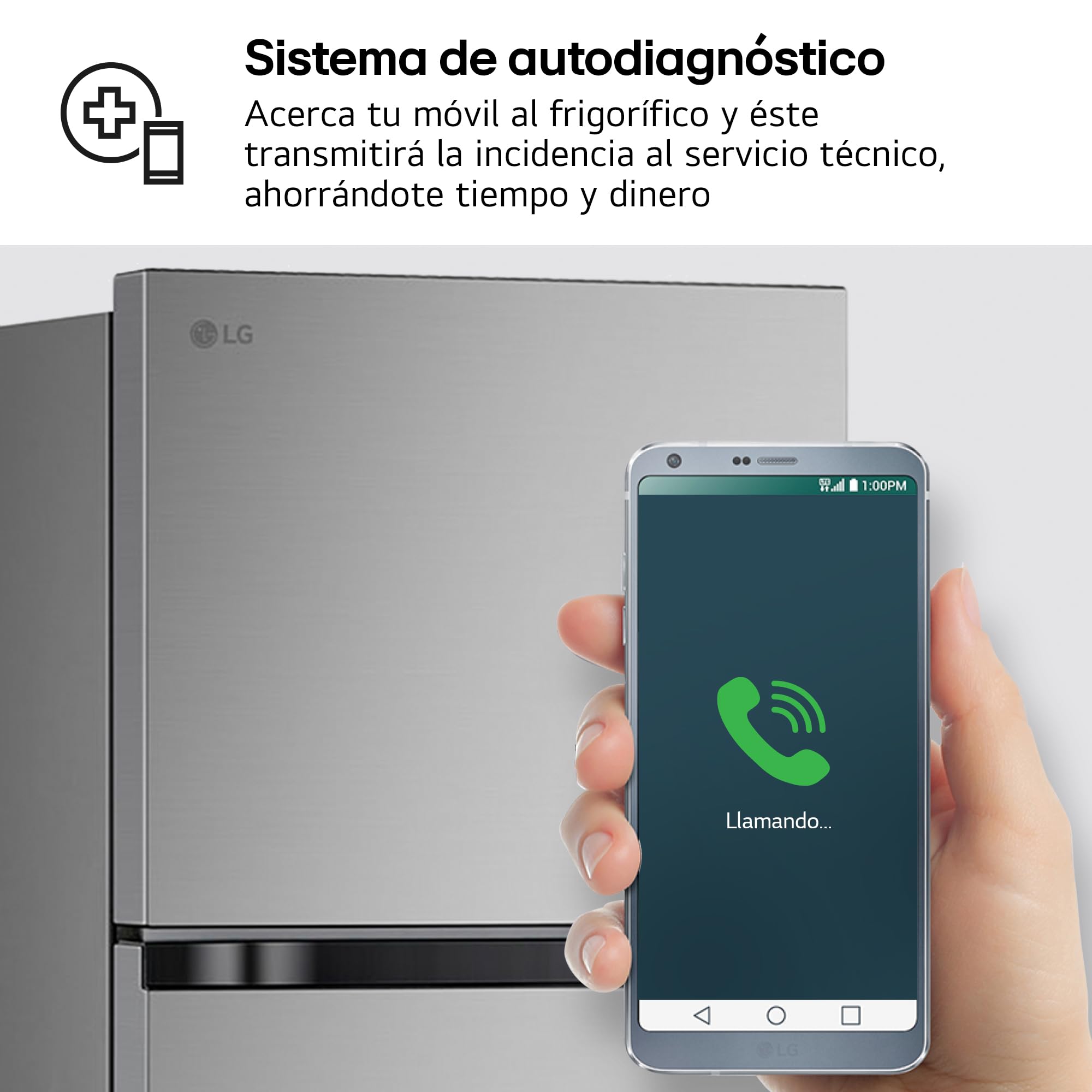 LG GTBV22PYNJ - Frigorífico Dos Puertas Total No Frost, 1,45m, Clasificación E, Inox antihuellas