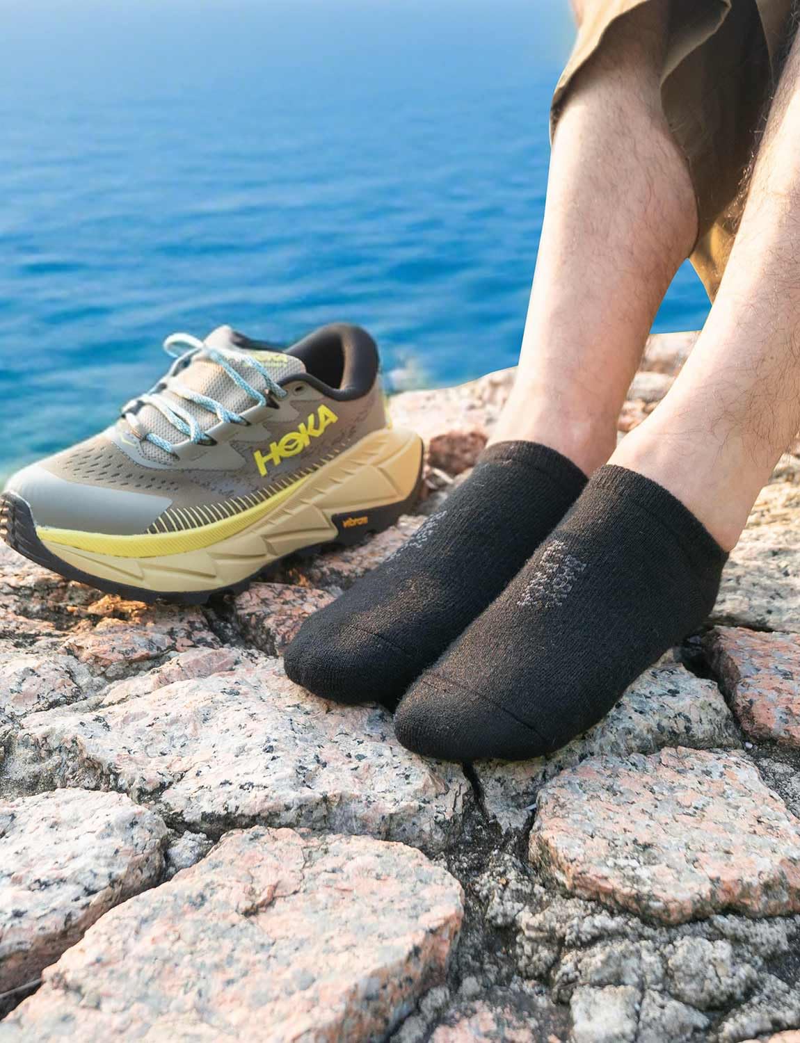 Juclise Lana de alpaca No-Show Lightweight Low Socks Hombre y Mujer Absorbe la Humedad Acolchado Transpirable Cálido Suave Merino