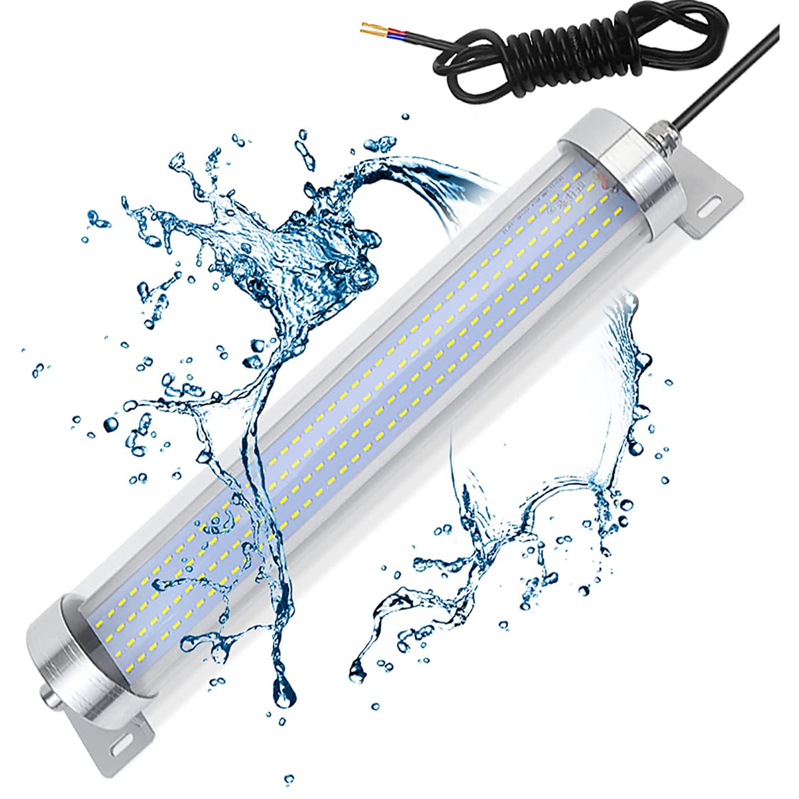 Luz De Herramienta A Prueba De Explosiones De Máquina CNC, Luz De Trabajo LED De 24 V/110-220 V. Lámpara De Tubo De Máquina Impermeable IP66, Para Iluminación De Garajes(Size:24W,Color:110v-220v)