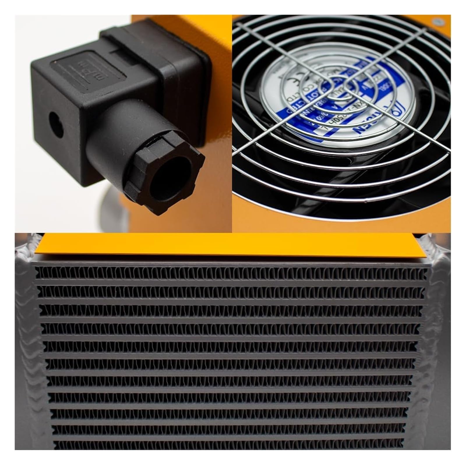 Prensa hidráulica AH0608TL con intercambiador de calor, enfriador de aire y radiador de aceite de aluminio Amplia aplicación(220V)