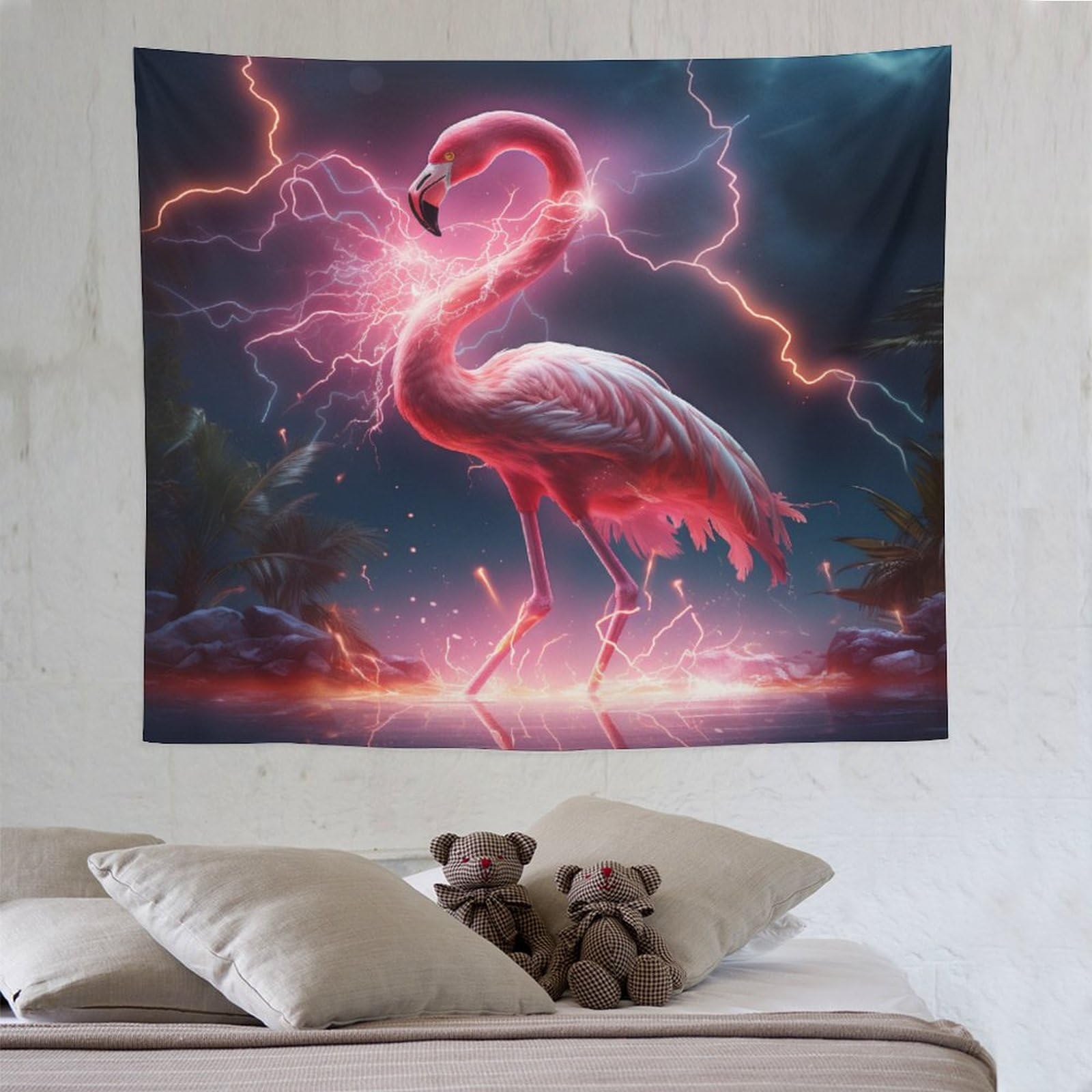Flamingo Tapestry Tapestries 3D Print Tapestry Wall Hanging Home Decoration Wall Tapestry 130×150cm