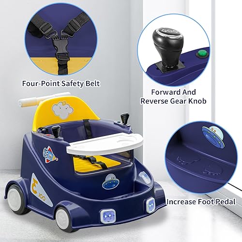 Miniatura 3 de Electric Car for Kids, Baby Bumper Car with 2 Driving Modes (JoystickRemote Control), 360 Rotating Remote Control Car for Toddlers with Music and