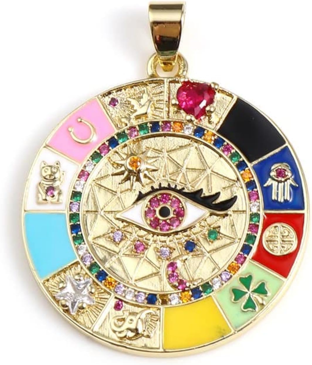 DYFUHO Horus Eye Amulet Magical Lucky Symbols Horus Eye for Women Men