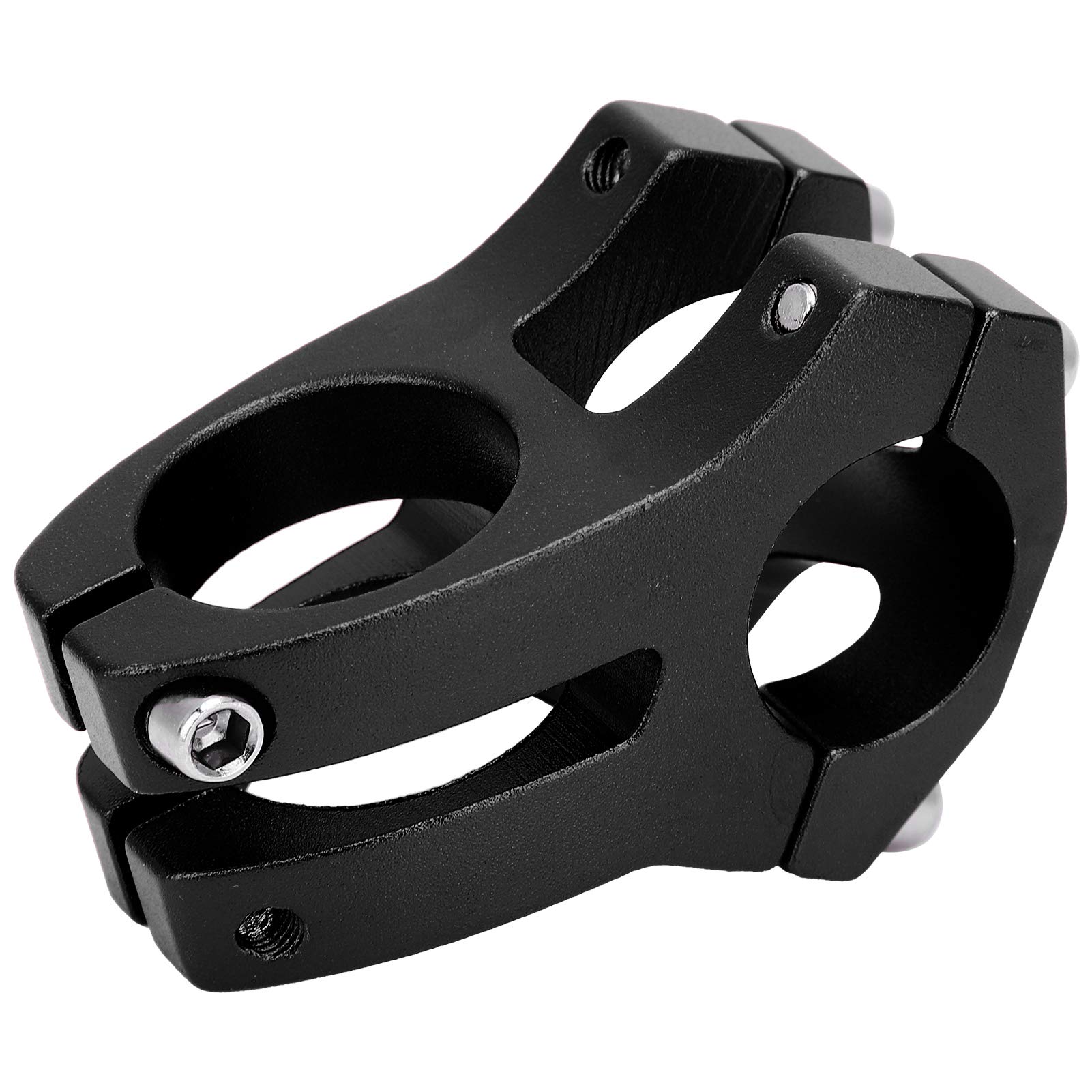 Mostek Rowerowy, Kierownica Rowerowa ze Stopu Aluminium 25.4x35mm Krótki Mostek Riser Rowerowy Trzpień Pusty do Roweru Górskiego Rower Szosowy