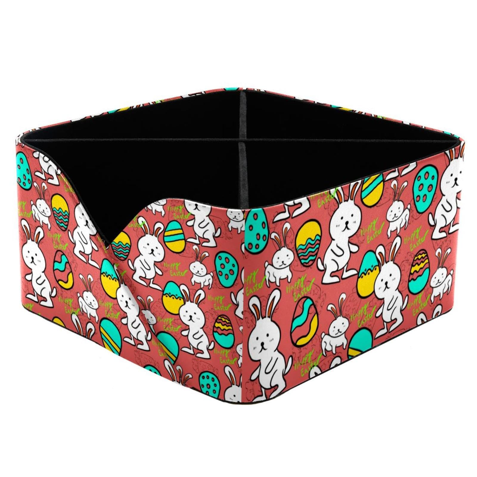 Pot à crayons rectangulaire motif Pâques, une boîte de rangement utile pour gâter vos enfants