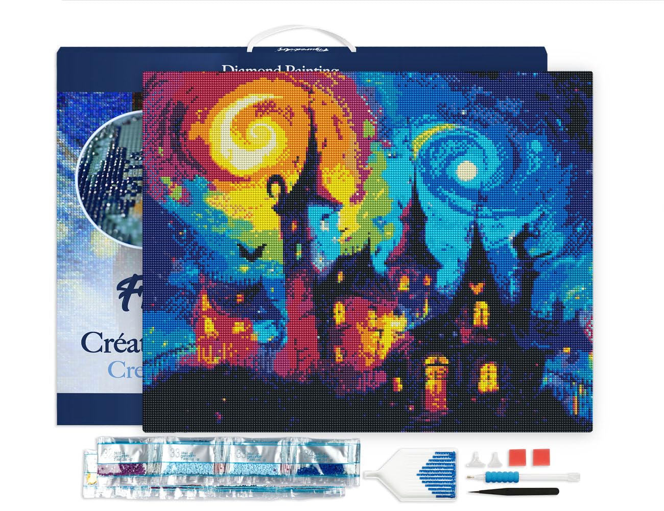 Broderie diamant kit complet 5D cadeau loisirs créatifs adulte