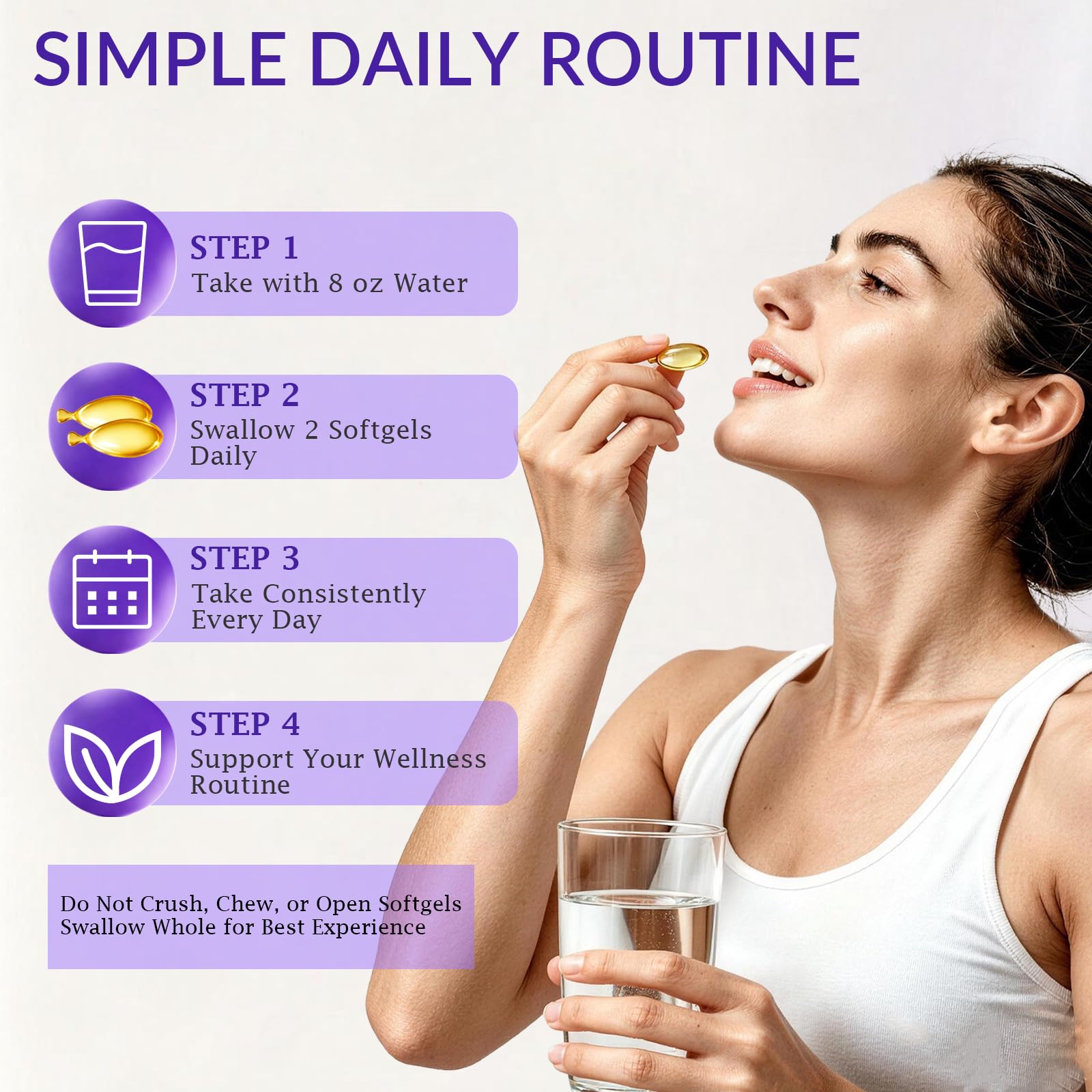 NMN Supplement Softgels, 4-in-1 NMN Beta 1000mg w. Quercetin TMG Resveratrol Astaxanthin for Anti Aging Energy & Immune Support, NMNH Alternative Liposomal High Absorption — Amazon image 6