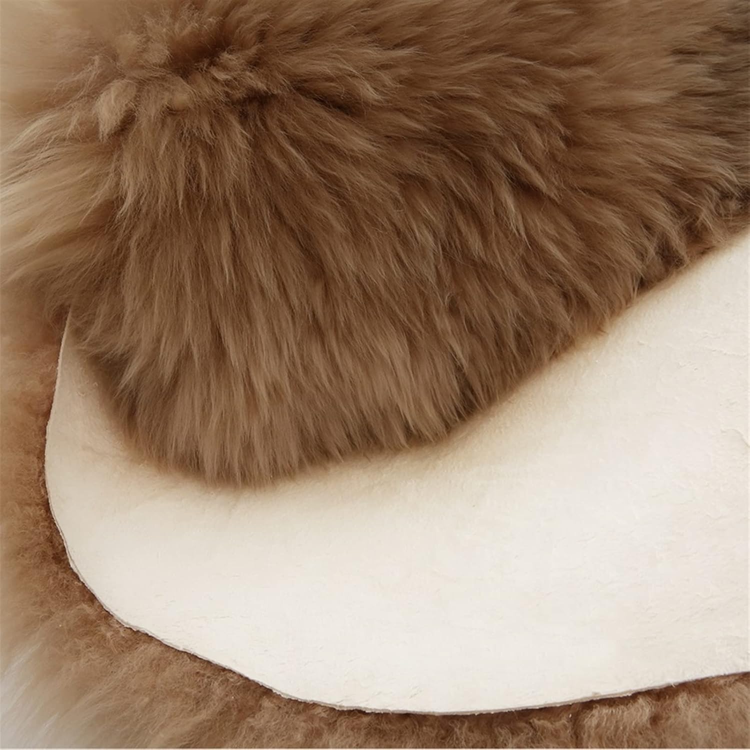 Real Sheepskin Rug Fluffy Sheepskin Throw Genuine Sheepskin Rug Sheepskin Seat Covers for Chairs Recliner Sofa (70 * 200cm)