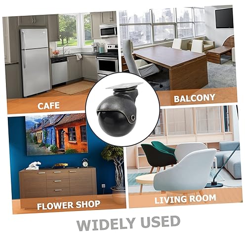 Miniatura 6 de Ruedas universales para muebles vintage, ruedas giratorias, ruedas giratorias, ruedas industriales, ruedas de oficina, ruedas de repuesto para