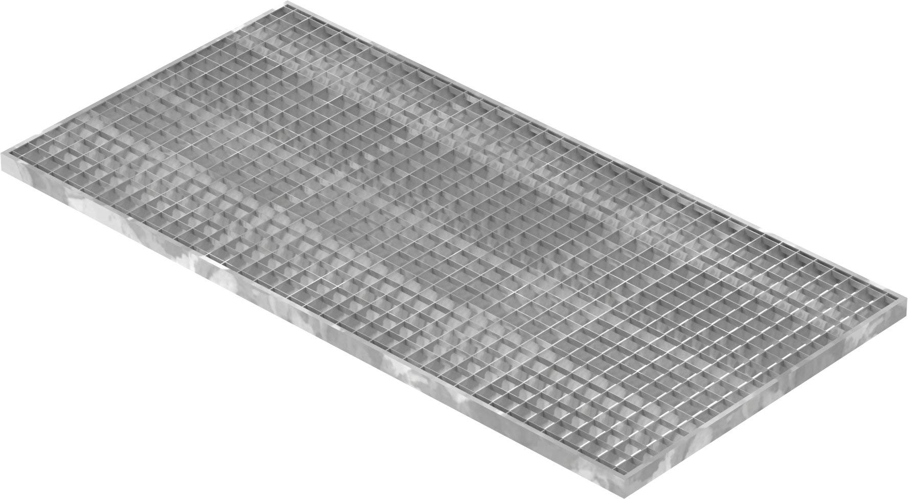 Fenau Grigliato/Griglia Dimensioni: 590 x 1190 x 1190 x 30 mm - MW: 30 mm / 30 mm (zincato a caldo) (Adatto per telaio: Fenau 600 x 1200 x 1200 x 33 mm)