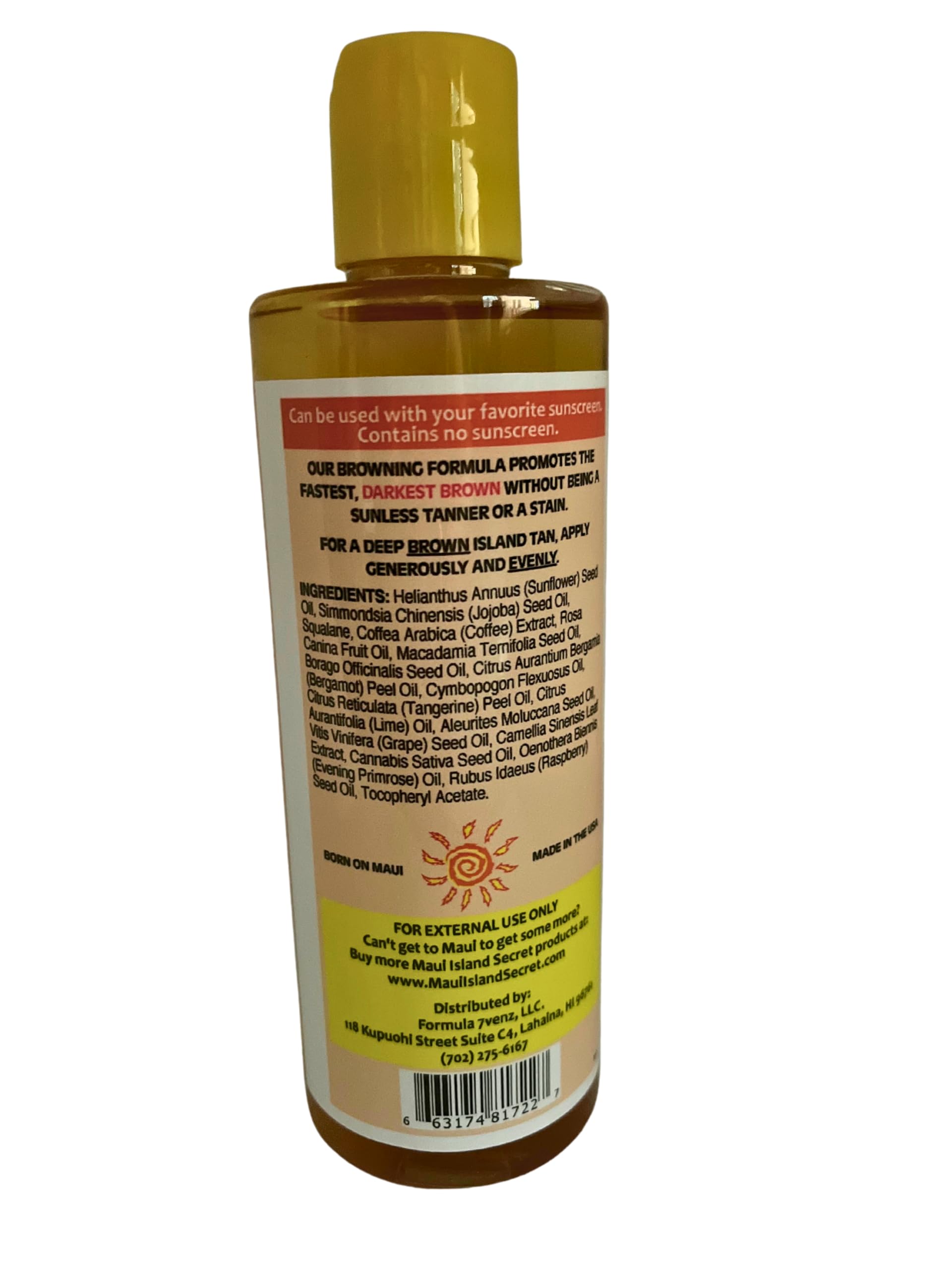 Maui Island Secret Darkest Browning Formula 8 oz. (2 PACK)