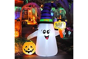 GOOSH Halloween Inflatable Ghost 5FT Yard Decoration