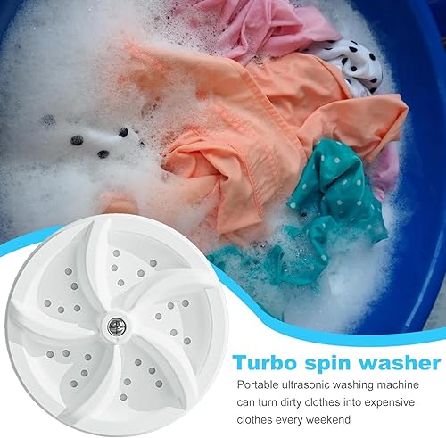 Miniatura 2 de Mini lavadora portátil  Mini lavadora de turbina lavadora ultrasónica alimentada por USB  Lavadora alimentada por USB  Lavadora USB