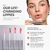 Wonderskin Lip Oil Rehab Serum - Tinted Lip Oil for Women, Hydrating, Moisturizing, and Non-Sticky Red Tint Serum for Dry Lips (Amour)
