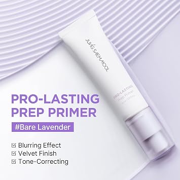 [JUNGSAEMMOOL OFFICIAL] Pro-Lasting Prep Primer #Bare-lavender | 15 ml / 0.50 fl.oz. | Hydrating, Pore-Blurring Korean Primer for face before makeup with Velvet Finish