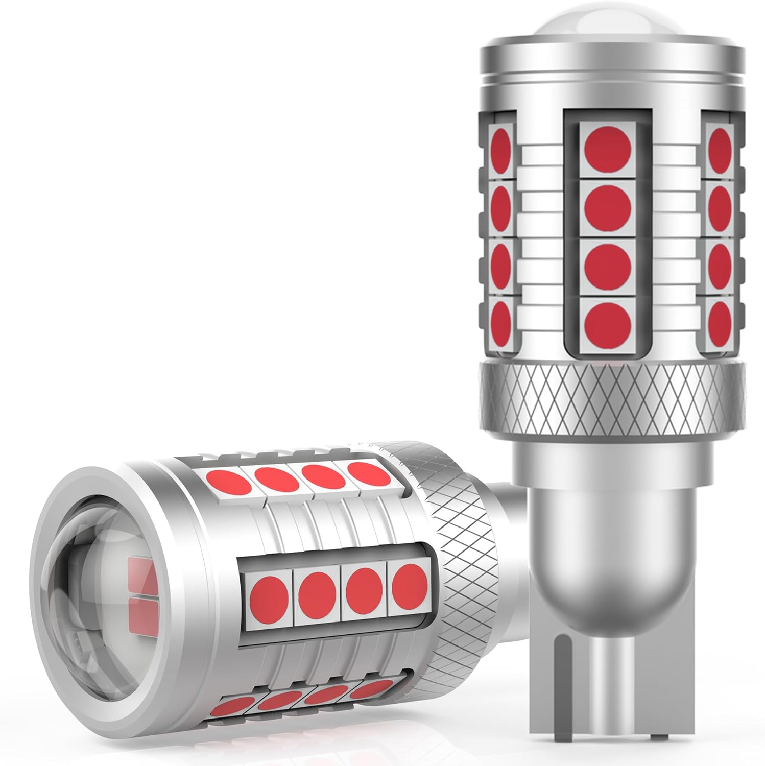 921 912 W16W LED 3rd Brake Light Bulbs 1000K Red for Ram Chevy Silverado Sierra F150 F250 F350 Center High Mount Stop Light Bulb CANBUS Error Free Non-Polarity Tail Light, Pack of 2
