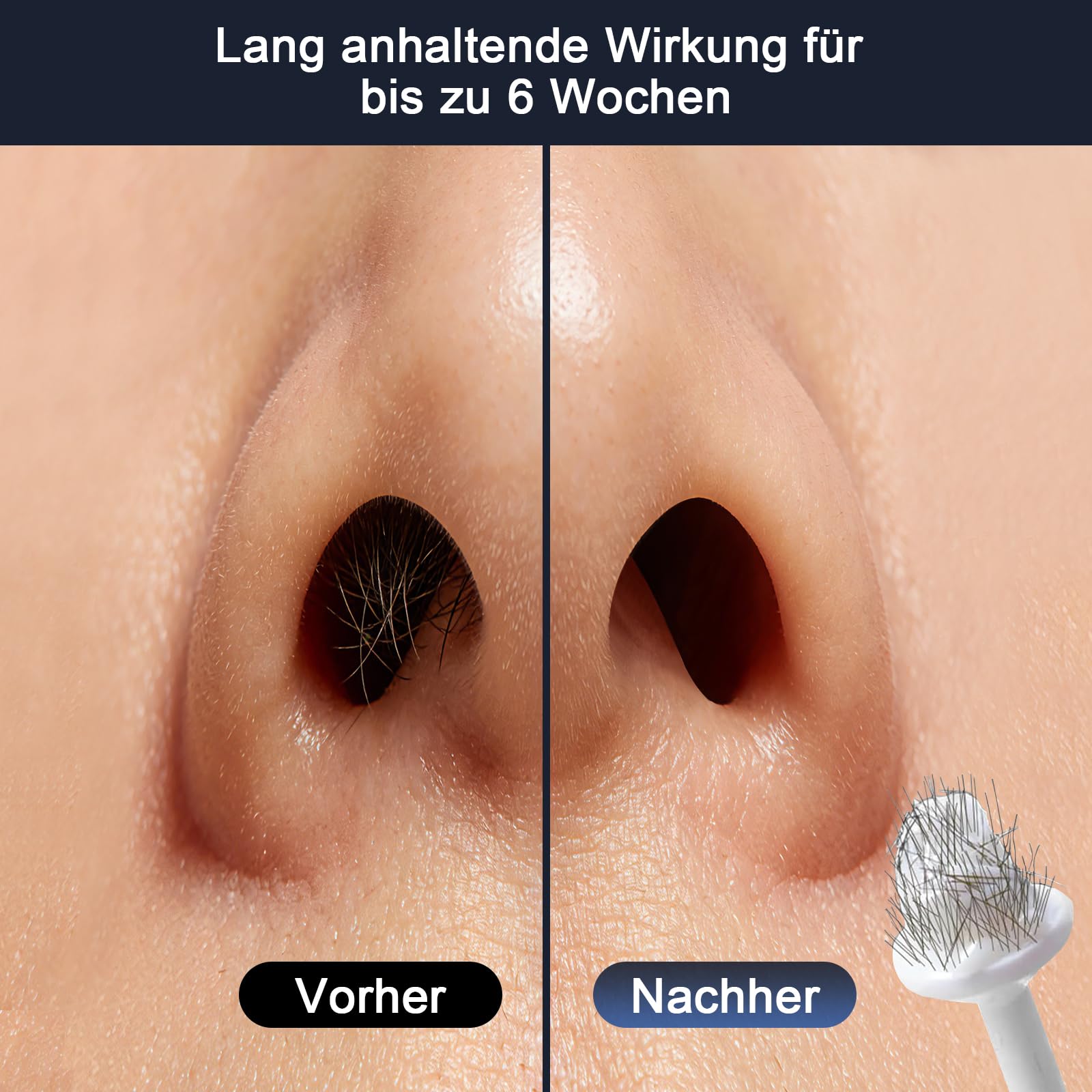 Épilateur pour poils de nez et oreilles – Kit d'épilation à la cire alimenté