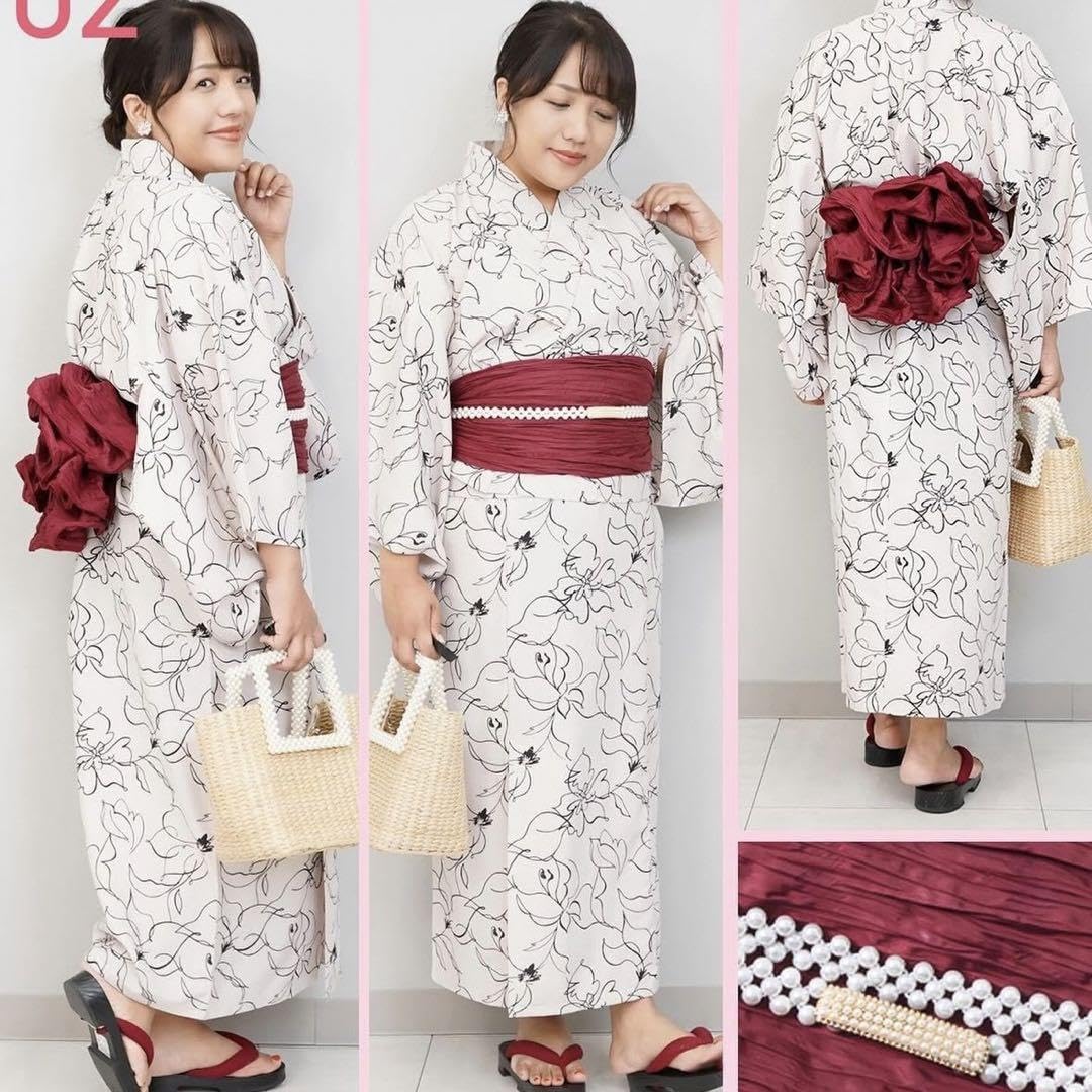 Amazon.co.jp: Hina LL3L Women's Yukata : Clothing, Shoes & Jewelry