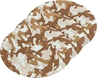 susiyo Fashionable Camouflage Scrub Sponges Multi-Use Scrubbing Sponge for Cleaning Kitchen Washing Dishes & Bathroom (Set of 3)