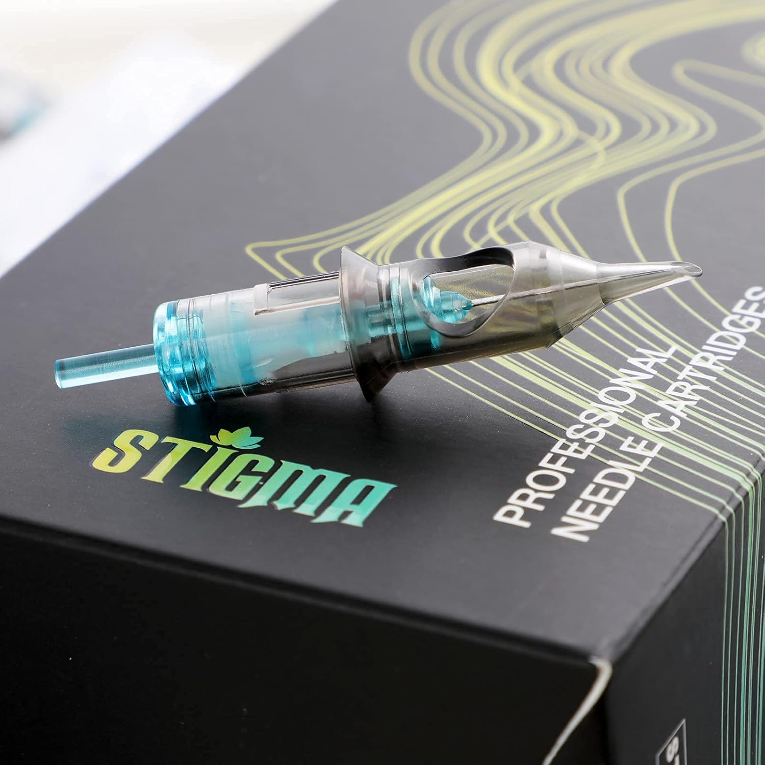 STIGMA Aquamarine Knight Tattoo Cartridge Needles 50pcs Assorted Sizes 0.35mm RL+RM (1203RL 1205RL 1207RL 1209RM 1215RM) Round Liner/Round Magnum EN02B-50KIT-X - Image 3