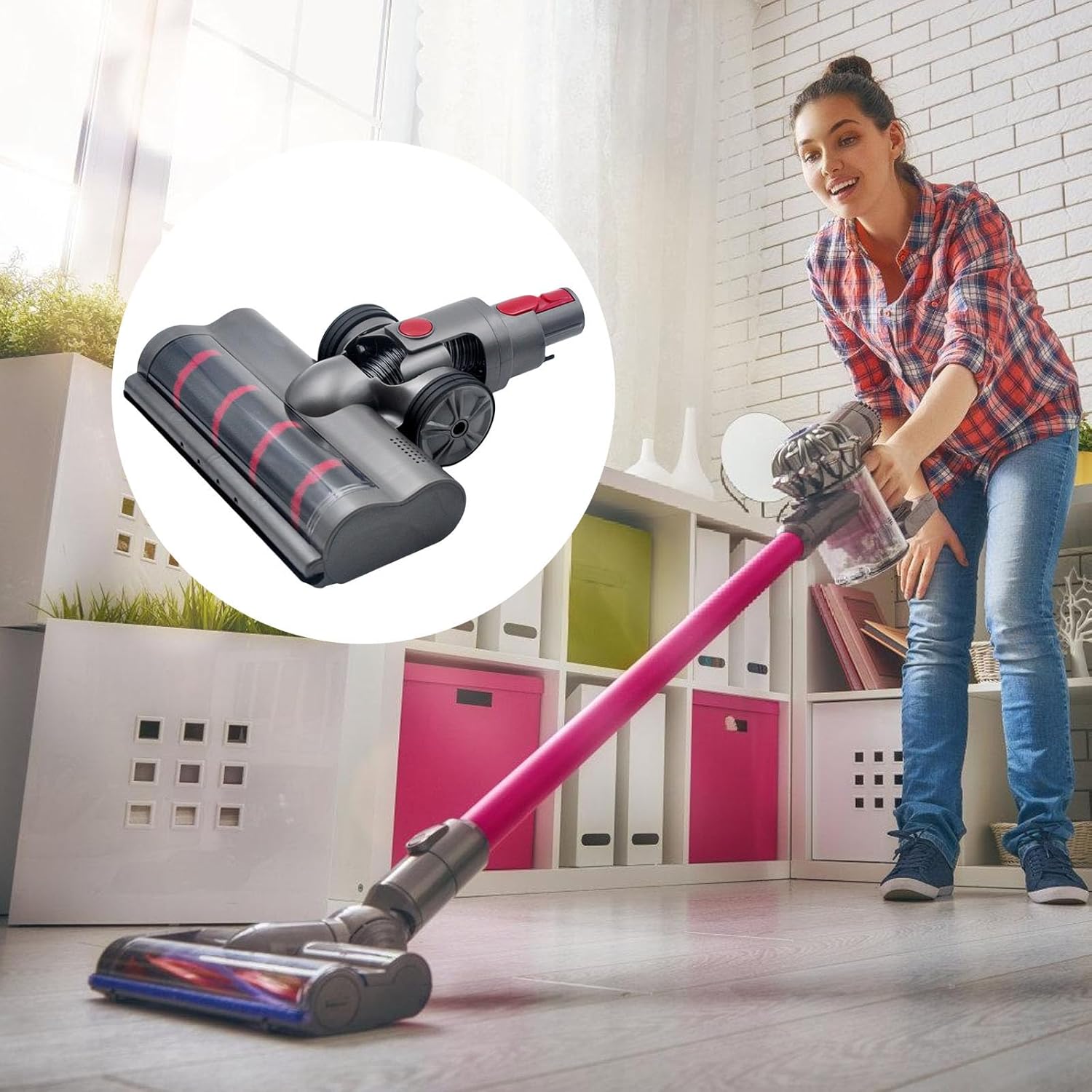 Effective Dusting Brush Vacuum Brush Accessory Tool Suitable for Various Models Vacuum Accessories for Home