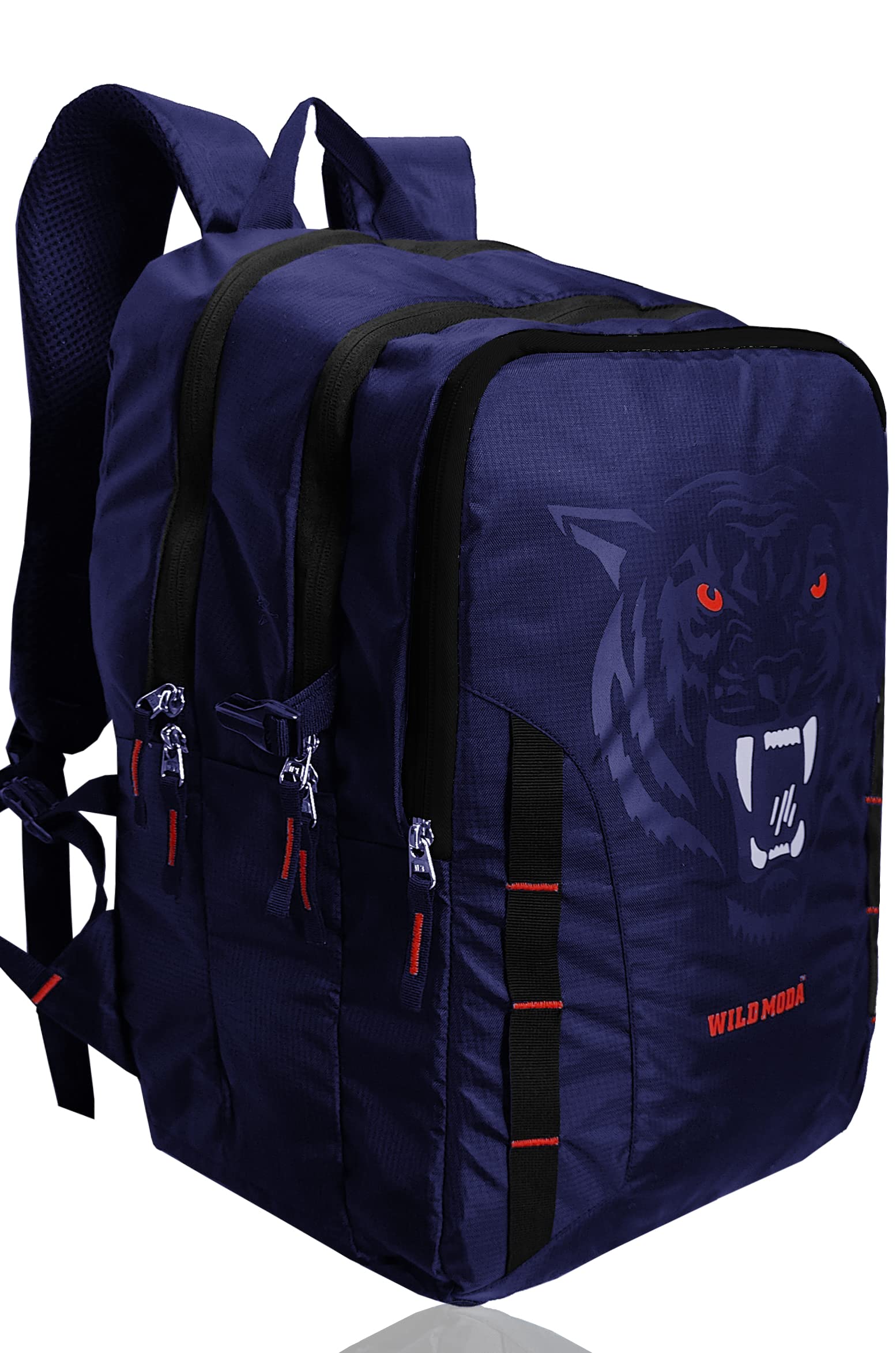 TIGER PRINT UNISEX SCHOOL BACKPACK WITH LAPTOP COMPARTMENT (Blue & Red) (B0BY9FBCK3) Amazon Price History, Amazon Price Tracker