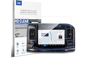 Premium Tempered Glass Screen Protector for 2023-2024 Ford Super Duty F250 F350 F450