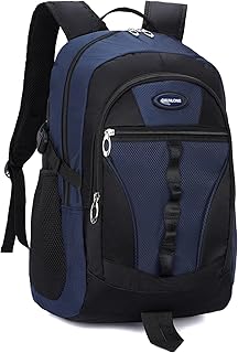 Kids School Backpack For Boy And Girl,Large Capacity High Middle Elementary Primary Students Teens Sports Bookbag (Navy)
