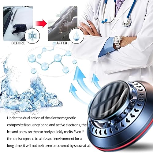 Miniatura 6 de Instrumento de eliminación de nieve anticongelante de interferencia molecular electromagnética, instrumento de deshielo molecular de microondas para