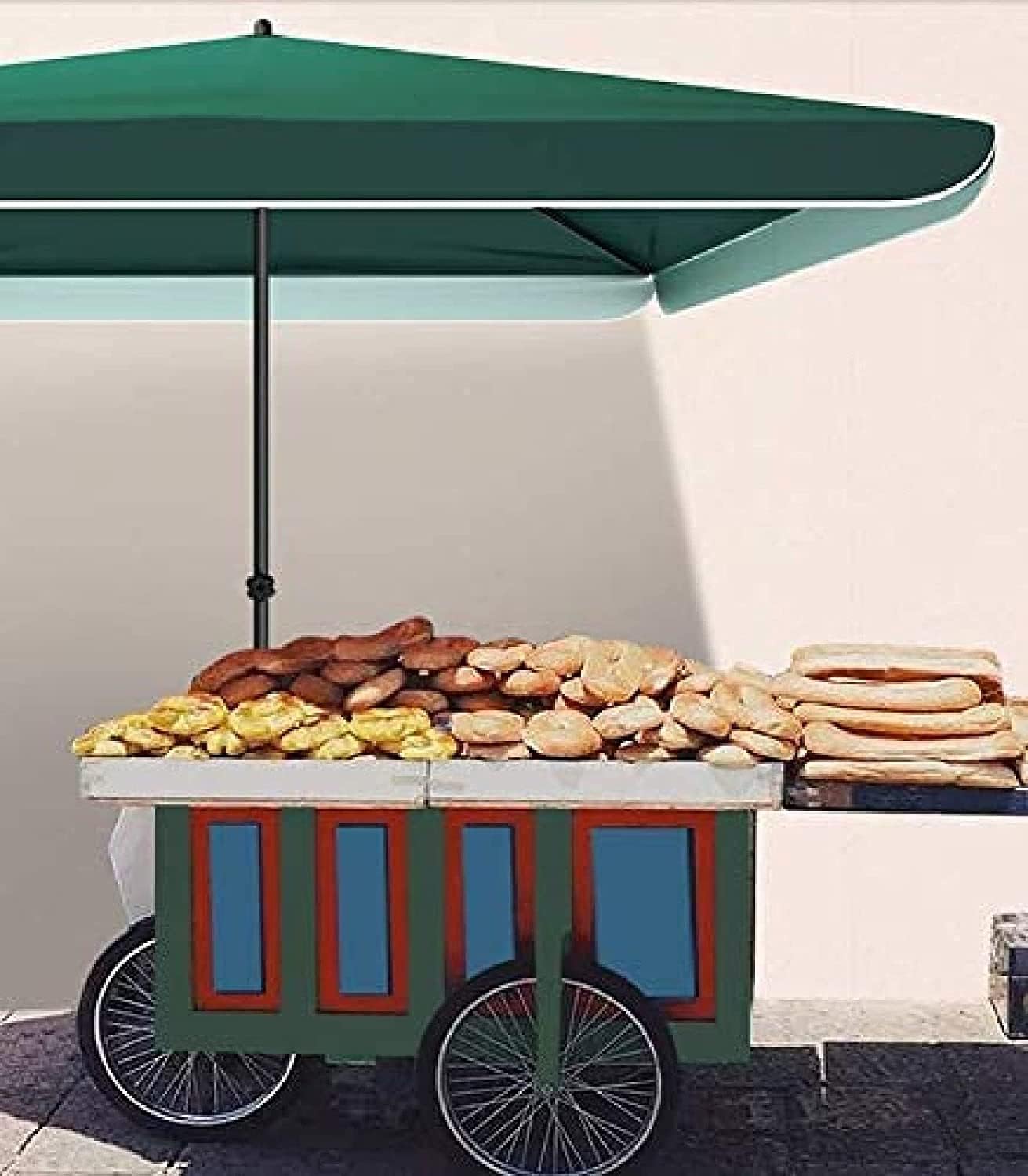 Garden parasols Garden Patio Umbrellas Outdoor Commercial Parasols, Sunshade And Rainproof Parasol With Four Height Adjustment Beach Umbrella Outdoor parasols