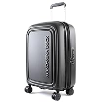 Mandarina Duck Logoduck + Trolley Cabin Exp, Bagaglio Valigia Unisex – Adulto, Nero (Black), 35x55x23, 26(LxHxW)