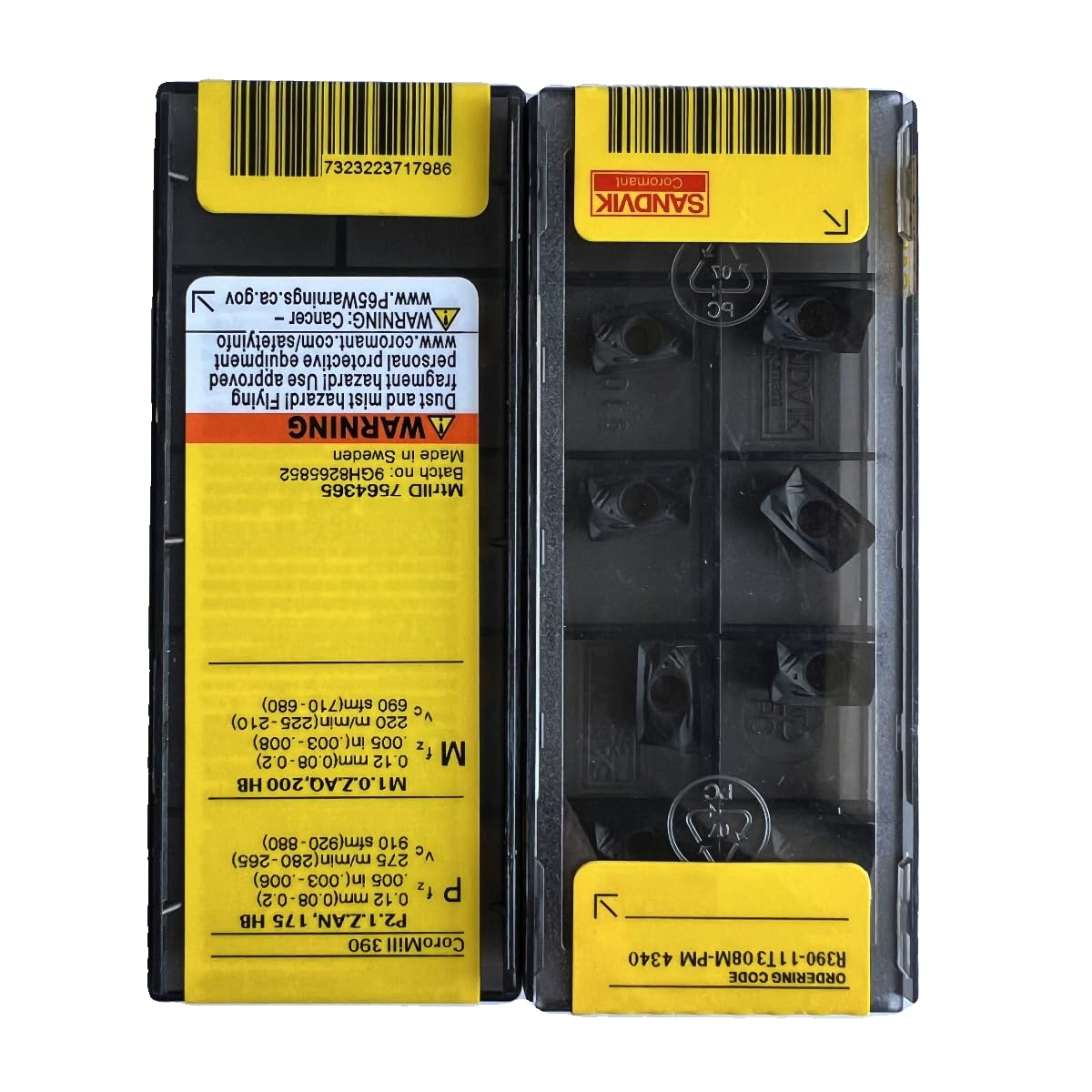 R390-11T308M-PM 4340 /Hartmetallklingen 10Stück