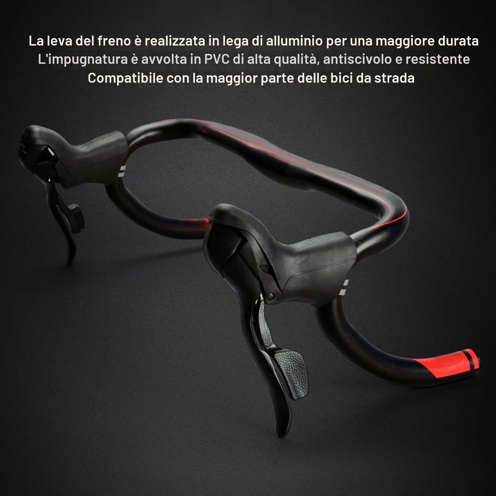 1 paio di leve del freno del cambio 2X8 velocità, leve di comando doppie del freno della bici da strada 2X8 velocità, set di leve del cambi per mountain bike bicicletta pieghevole