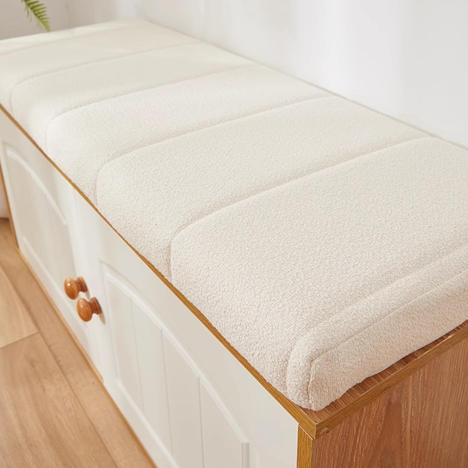 Cuscino per panca antiscivolo, impermeabile, personalizzabile, cuscino rimovibile, per interni ed esterni, perfetto per soggiorno, giardino, altalena, balcone, patio (frutta verde, 160 x 45 x 5 cm)