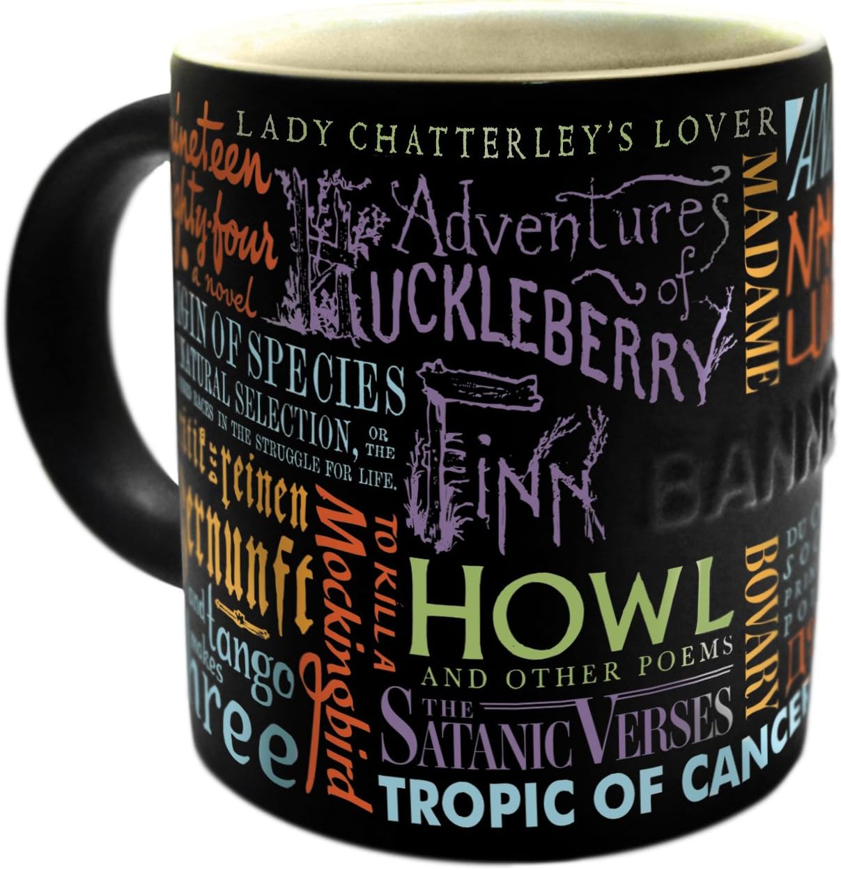 The Unemployed Philosophers Guild Banned Book Coffee Mug - Colorfully Lists 24 Famously Banned Books, Comes in a Fun Gift Box, 12 oz - Image 5