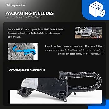 Amazon.com: Air Oil Separator Assembly Fit for Ford F250