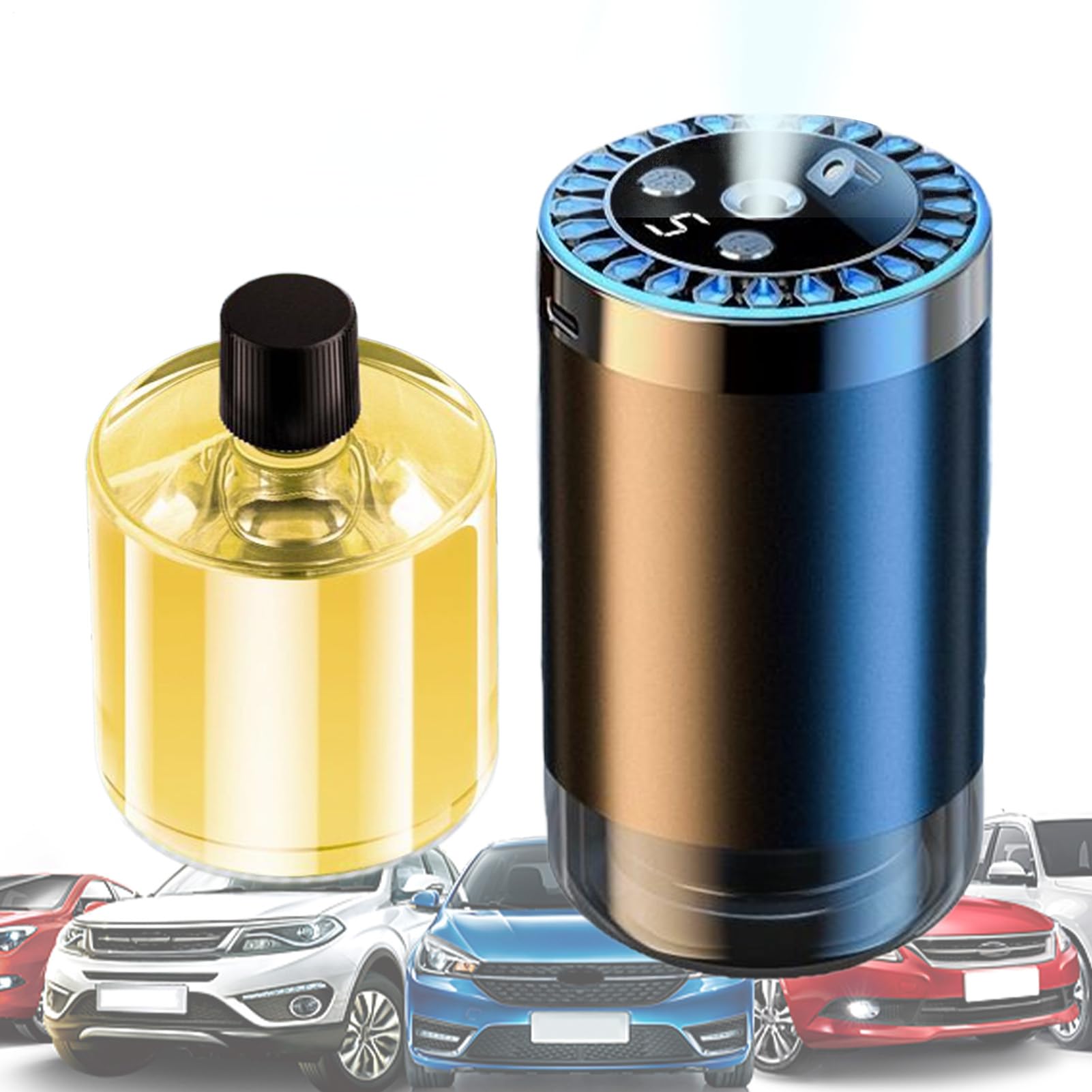 Désodorisant de voiture USB anti-odeur pour relaxation intérieure et chambre d'enfant