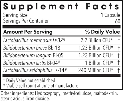 ARG BifidoBiotics with LactoSpore Probiotic, 60 Capsules