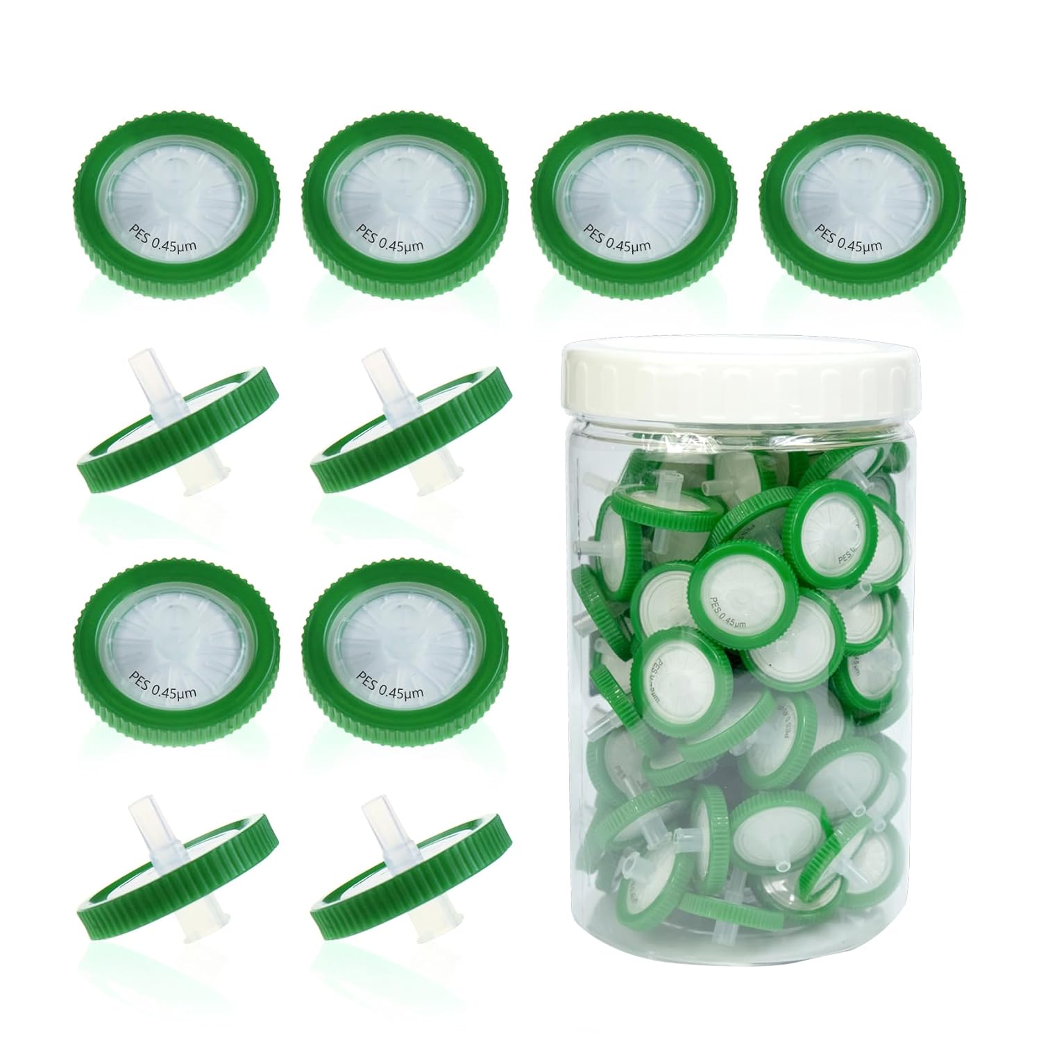 Syringe Filters Hydrophilic PES 25 mm 0.45 um Non Sterile 100/pk