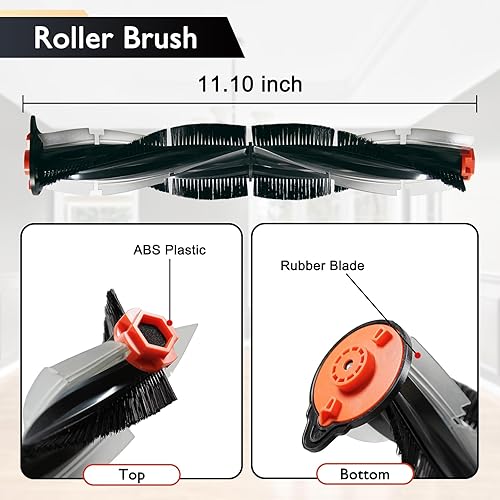 Miniatura 2 de Piezas de repuesto para Neato Botvac Serie D D3 D4 D5 D6 D7 D75 D80 D85 Kit de accesorios para aspiradora robot incluye 2 cepillos principales, 2