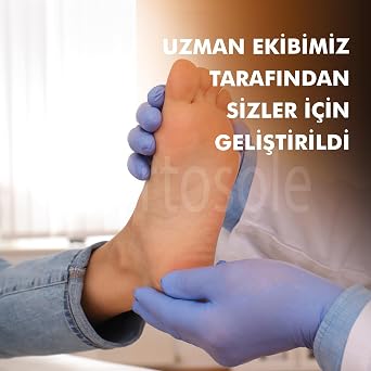 OS200 | Topuk Dikeni, Düz Tabanlık, İç Basma Önleyici, Kemer Destekli, Plantar Fasiit İç Tabanlık